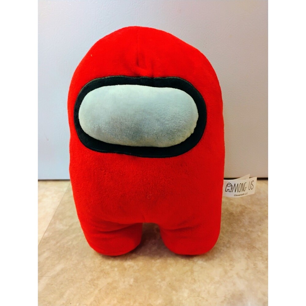 Among Us Red Crewmate Plush 10” Official Toikido Stuffed Character Toy